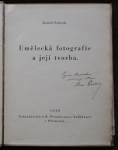 Kniha UMĚLECKÁ FOTOGRAFIE R. Paďouk