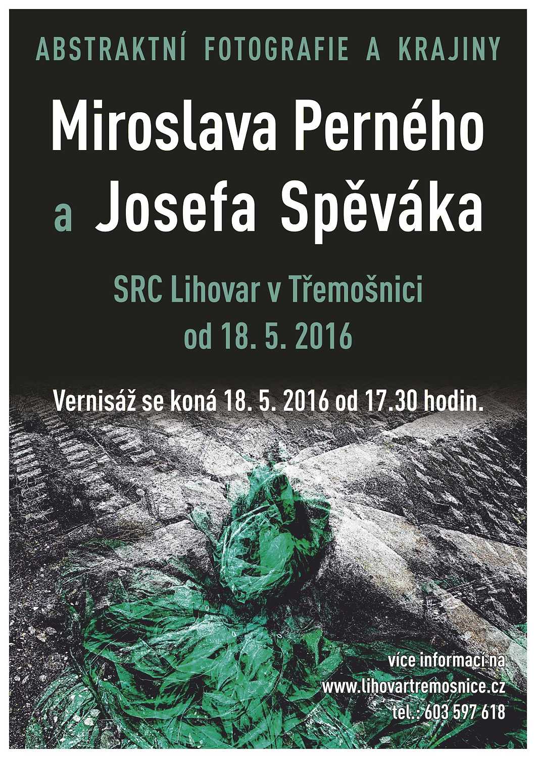 vernisáž výstavy J. Spěvák a M. Perný