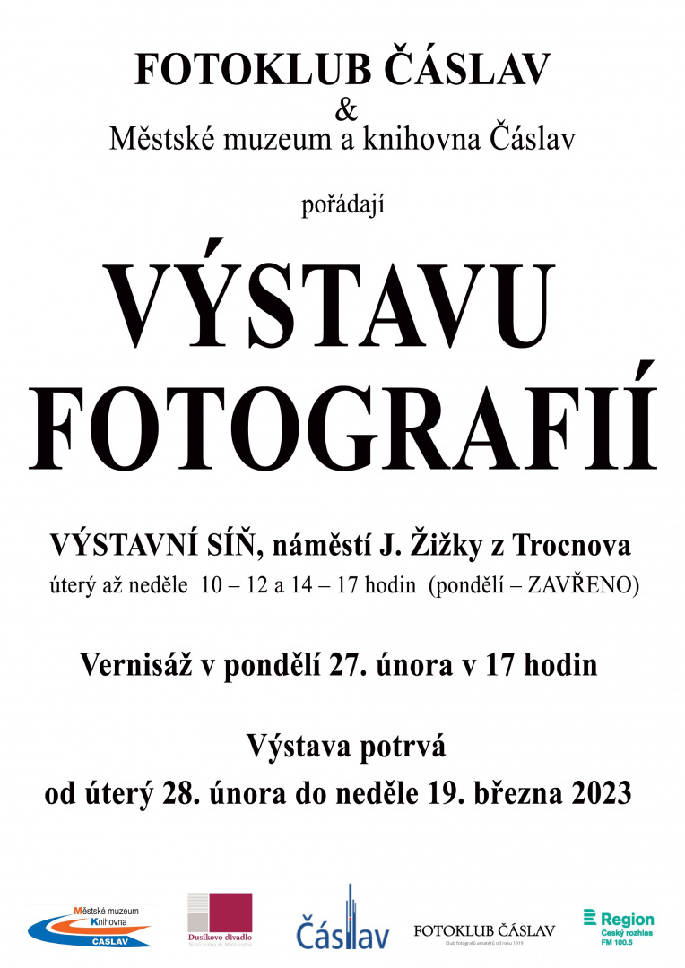 plakát na výstavu